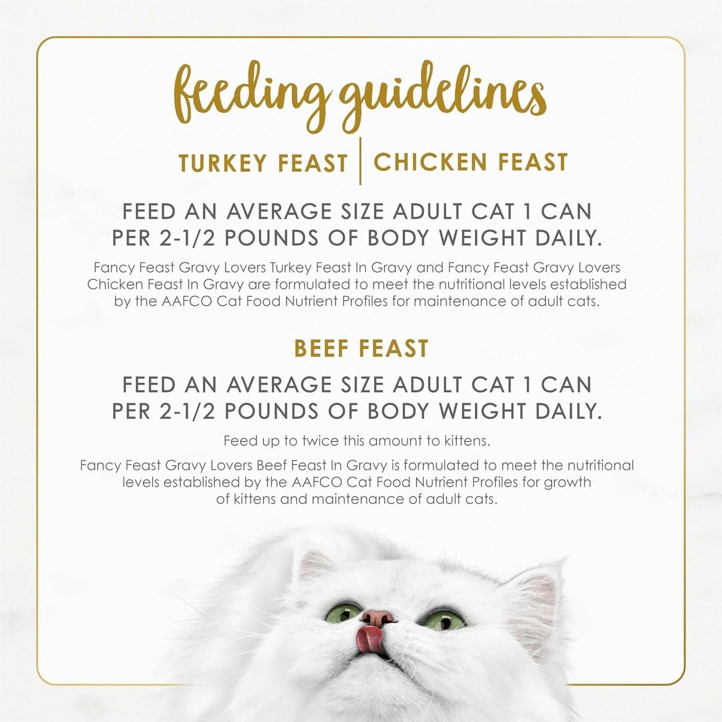 Fancy Feast Adult Gravy Lovers Poultry & Beef Variety Pack Wet Cat Food 85g x Pack of 24