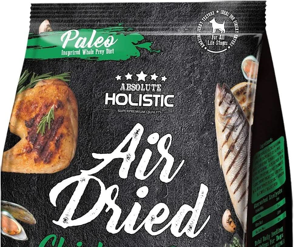 Absolute Holistic Air Dried Dog Food, Chicken and Hoki 1kg