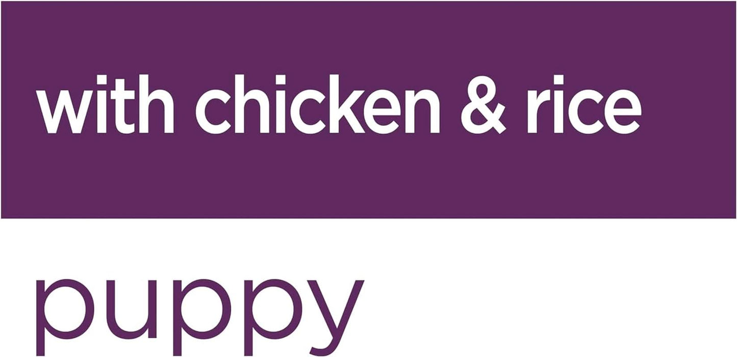 Optimum Puppy Wet Dog Food with Chicken & Rice 700g x Pack of 12