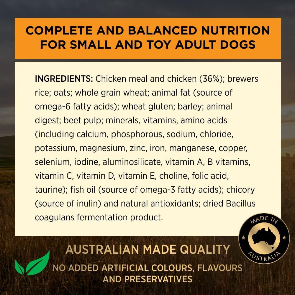 PRO Plan Adult Dry Dog Food Small and Toy Breeds Chicken 2.5Kg
