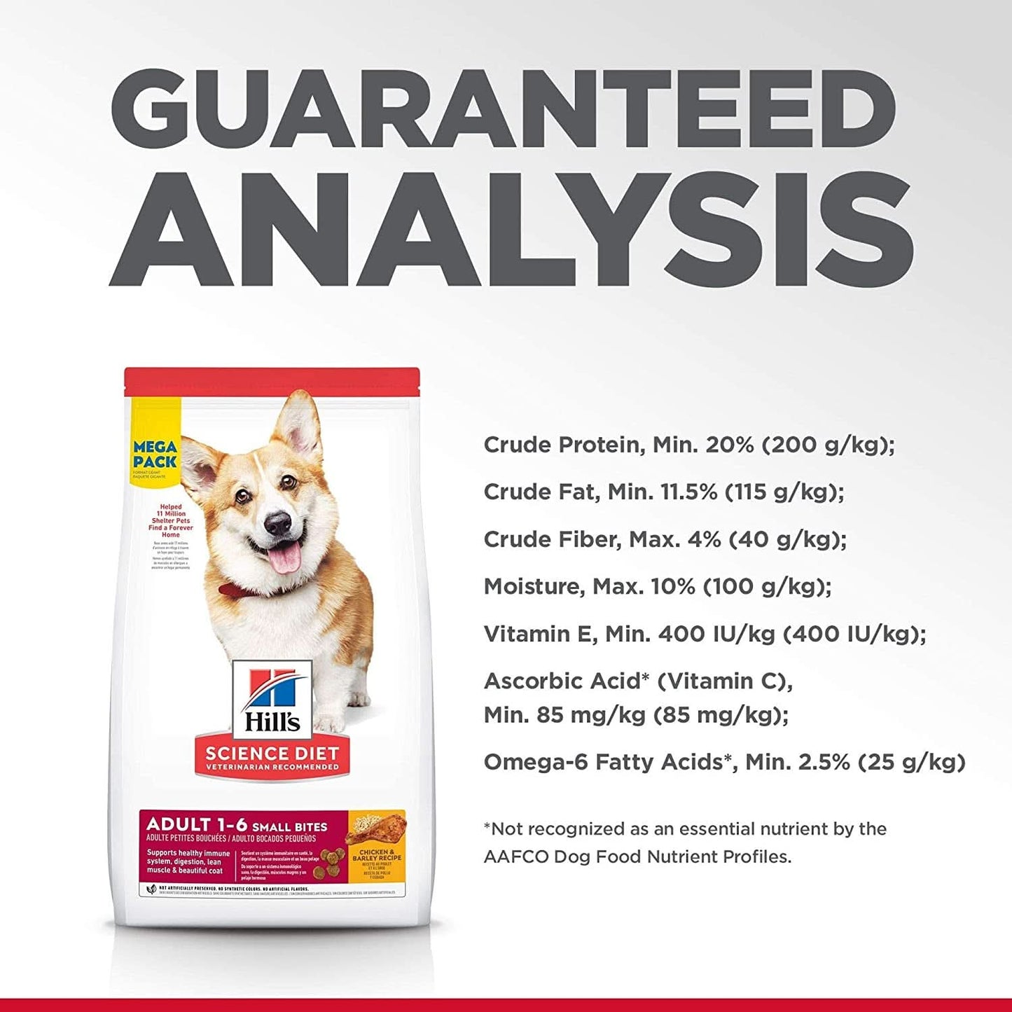 Hills Science Diet Adult Small Bites, Chicken & Barley Recipe, Dry Dog Food 6.8kg