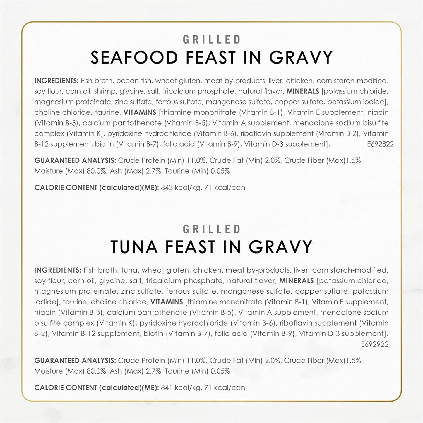 Fancy Feast Seafood Grilled Collection Gourmet Cat Food 85g x Pack of 24