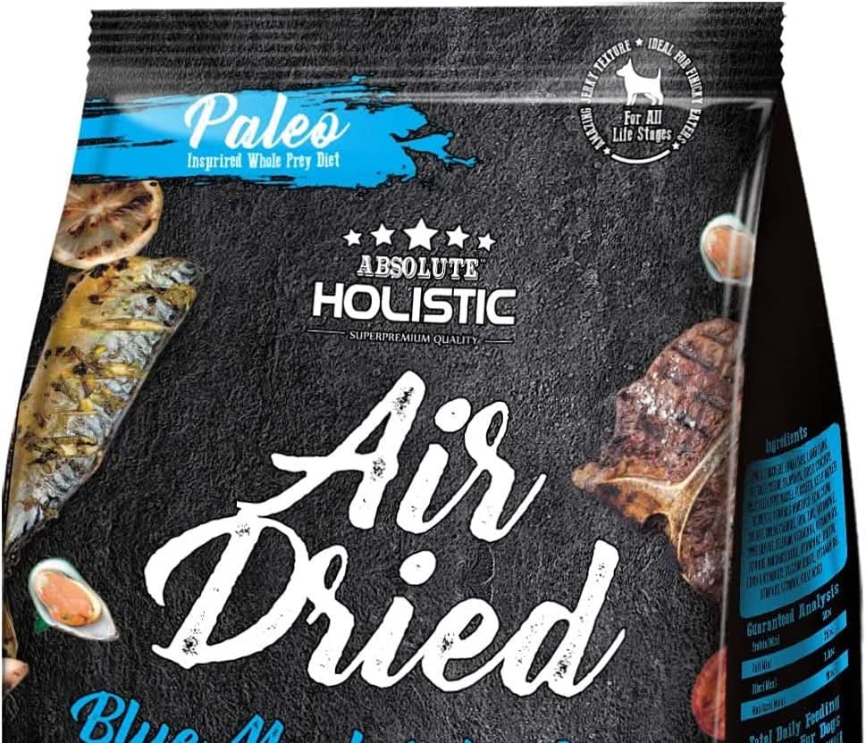 Absolute Holistic Air Dried Dog Food, Blue Mackerel and Lamb 1 Kg