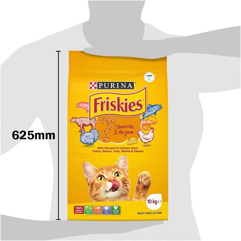 Friskies Adult 7 Dry Cat Food 10kg