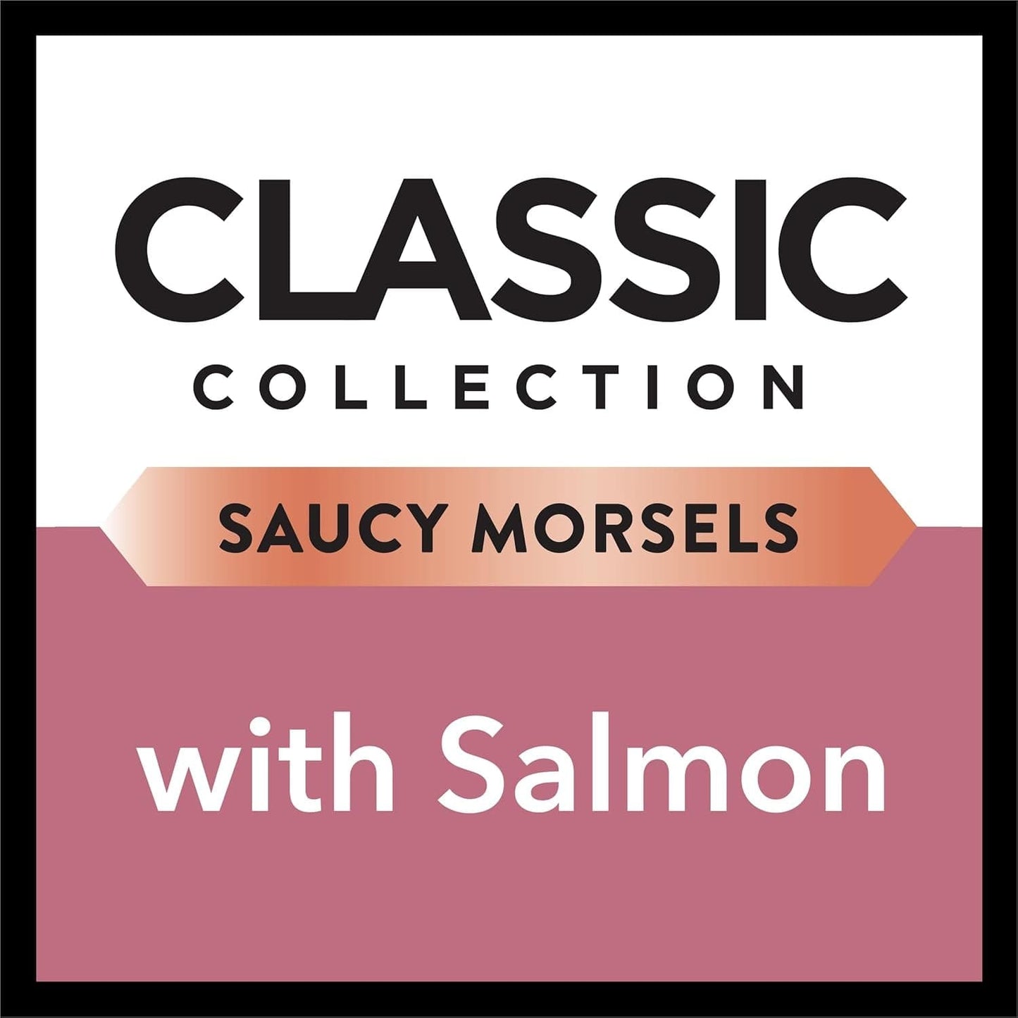 Dine Classic Collection Adult Wet Cat Food Saucy Morsels with Salmon 7 X 85g, 6 Pack (42 Trays)