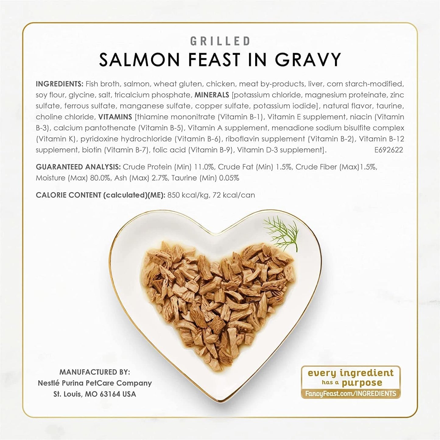 Fancy Feast Seafood Grilled Collection Gourmet Cat Food 85g x Pack of 24