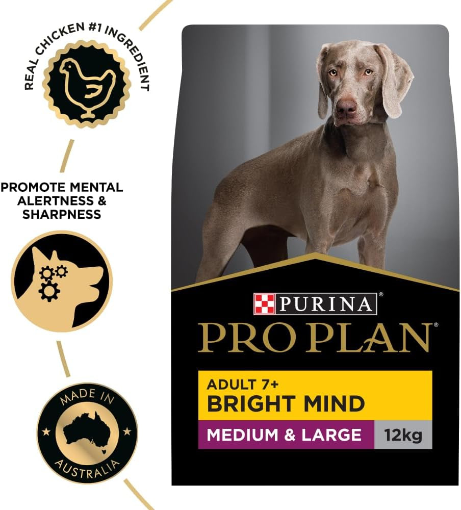 Adult 7+ Bright Mind Chicken Dry Dog Food 12Kg