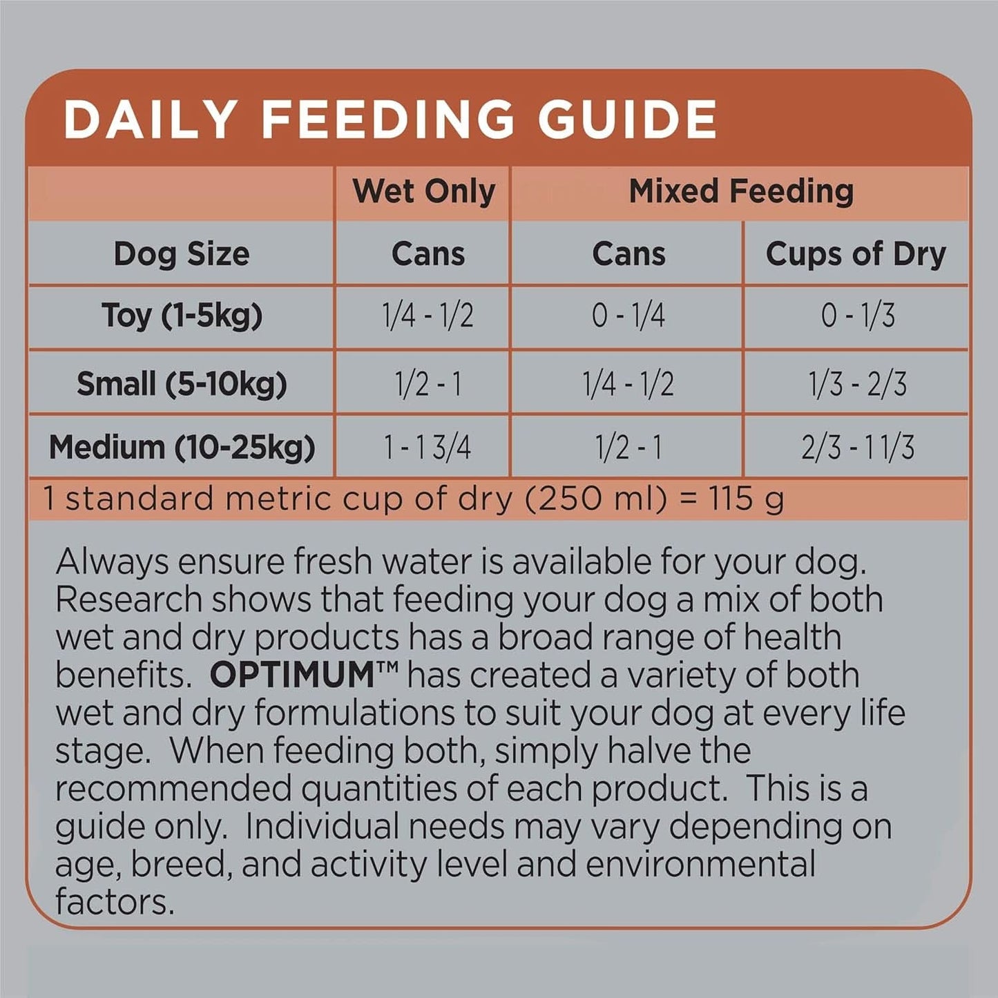 OPTIMUM Adult Wet Dog Food with Real Kangaroo & Vegetables Grain Free 700G Can, 12 Pack