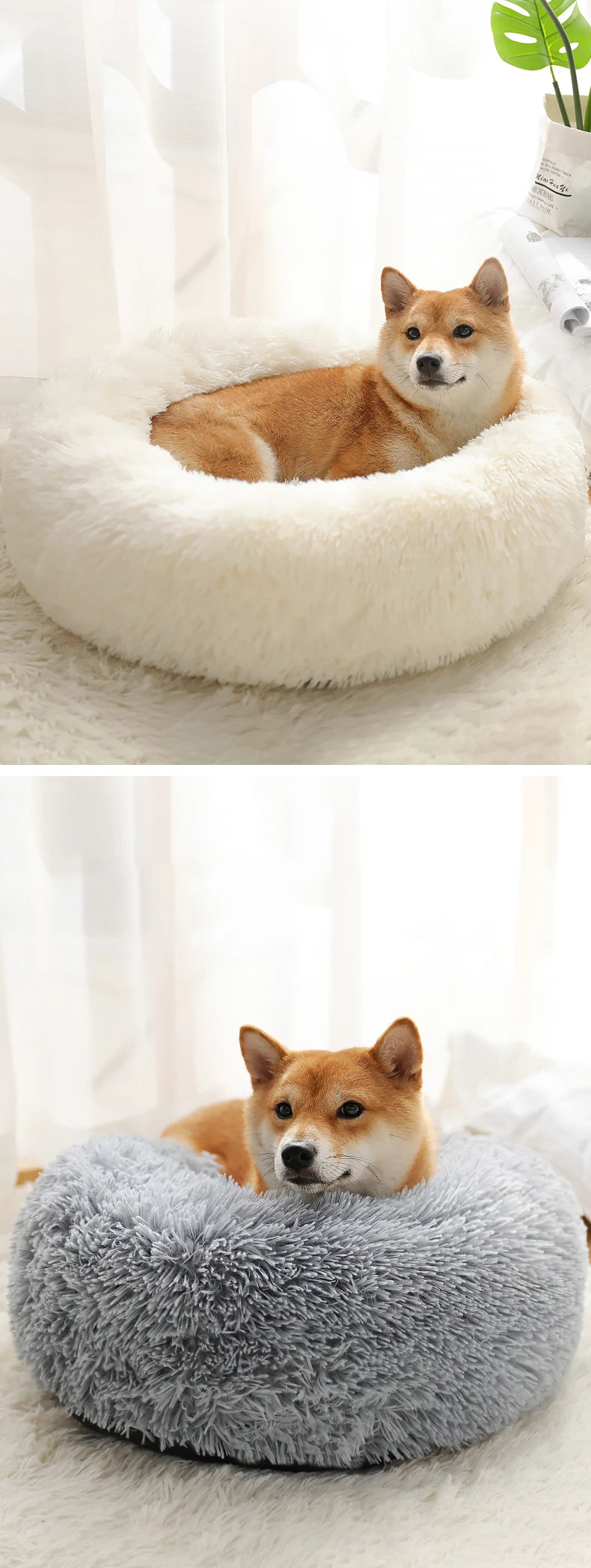 Calming Donut Pet Beds