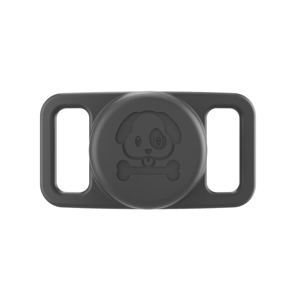 AirTag Pet Collar Holder for Dog Cat Waterproof Silicone Hidden Loop GPS Finder AirTag Dog Collar Anti-Lost Tracker Accessories