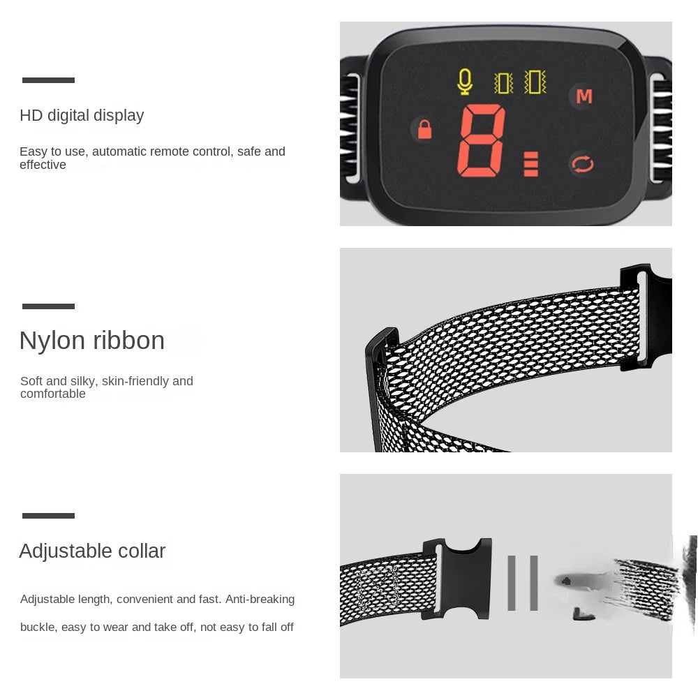 Smart Vibration Training Collar Bark Collar