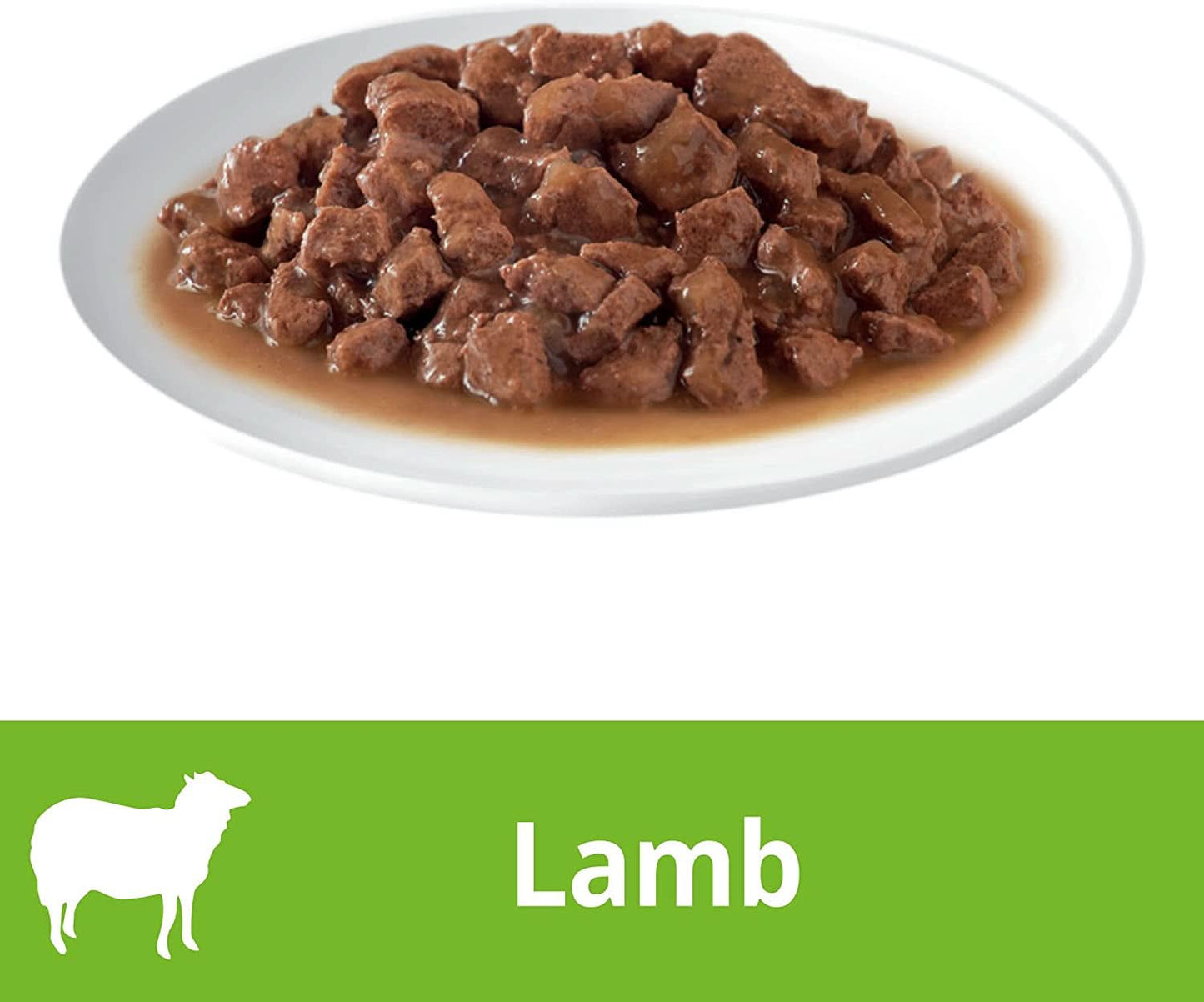 Dine Cuts in Gravy with Lamb Adult Cat Wet Food 85g x Pack of 14