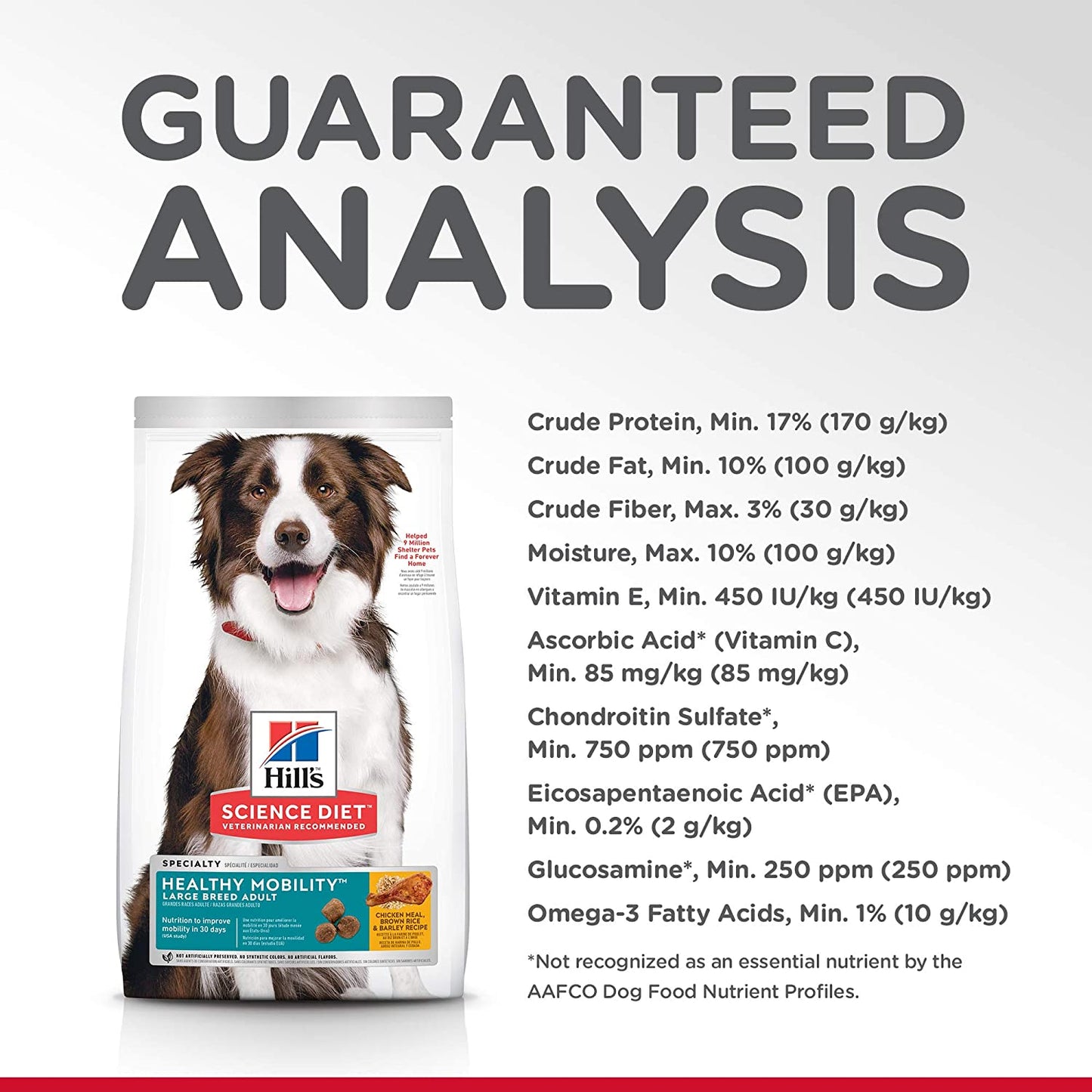 Adult Healthy Mobility Large Breed Dry Dog Food 12Kg