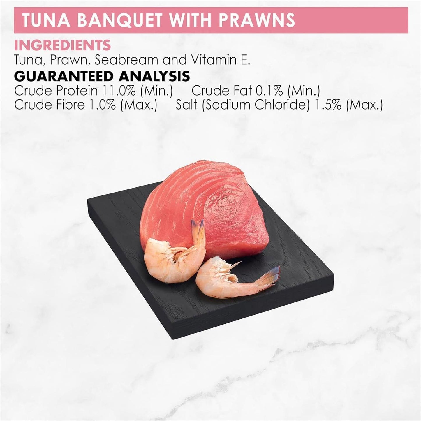 Fancy Feast Adult Royale Tuna Banquet with Prawns Wet Cat Food 85g x Pack of 24