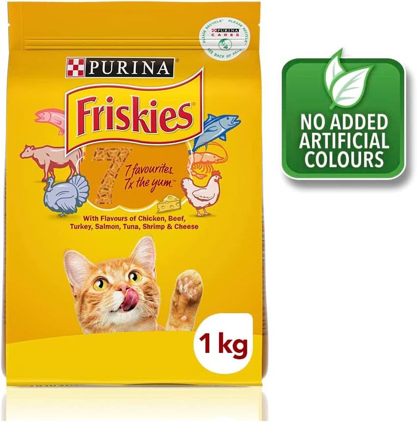 Friskies Adult 7 Dry Cat Food 10kg