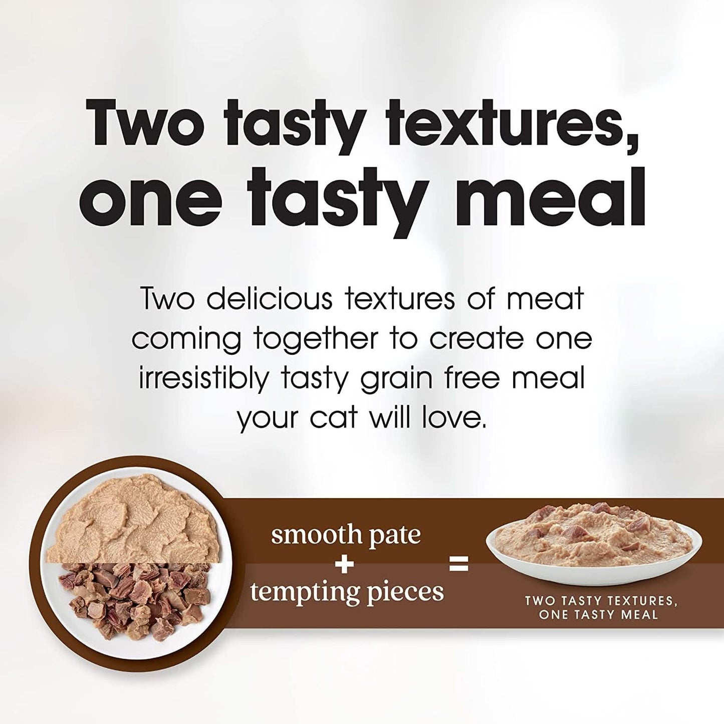 Tasty Cat Twice as Tasty Grain Free Pate & Pieces Wet Cat Food 80g x Pack of 48