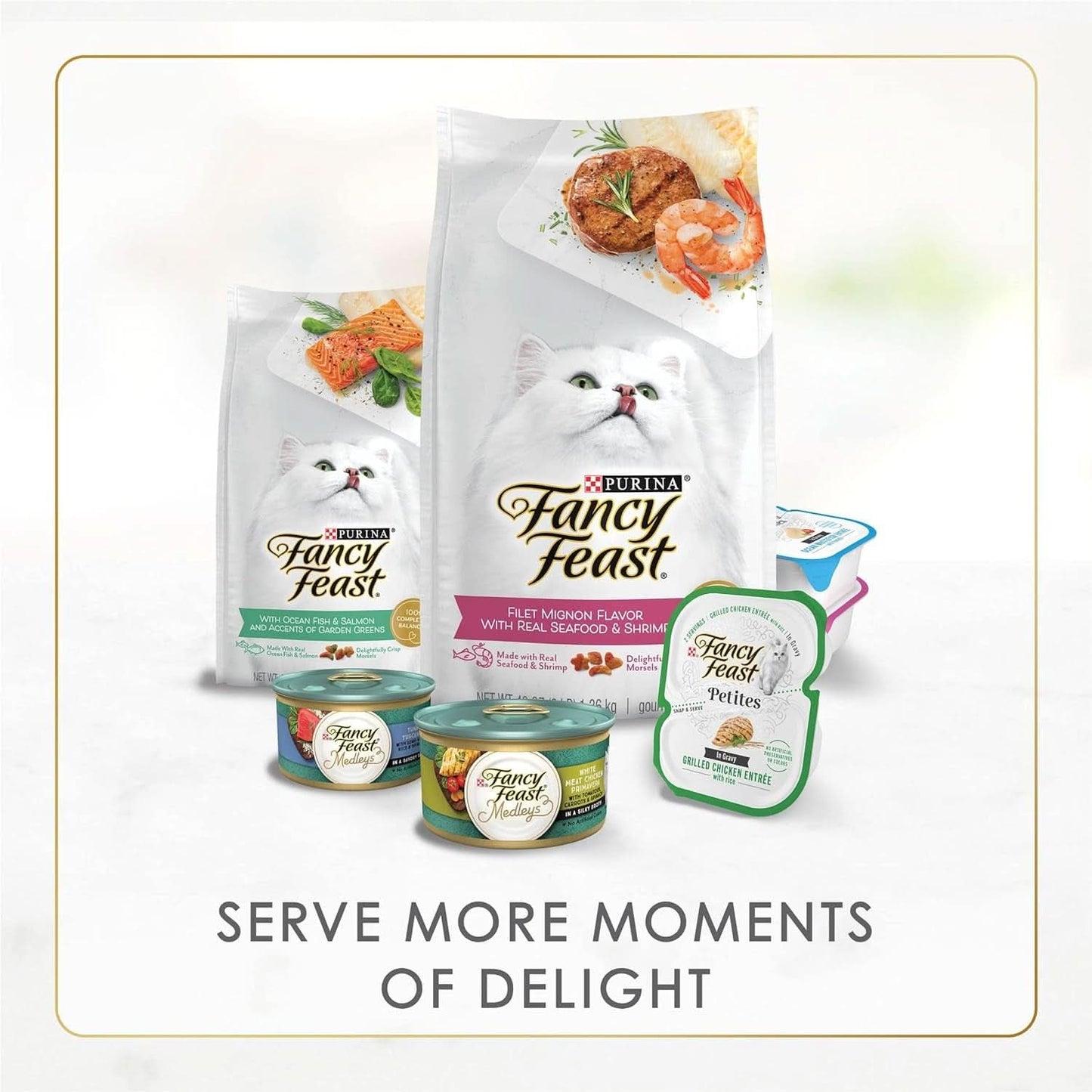 Fancy Feast Adult Gravy Lovers Poultry & Beef Variety Pack Wet Cat Food 85g x Pack of 24