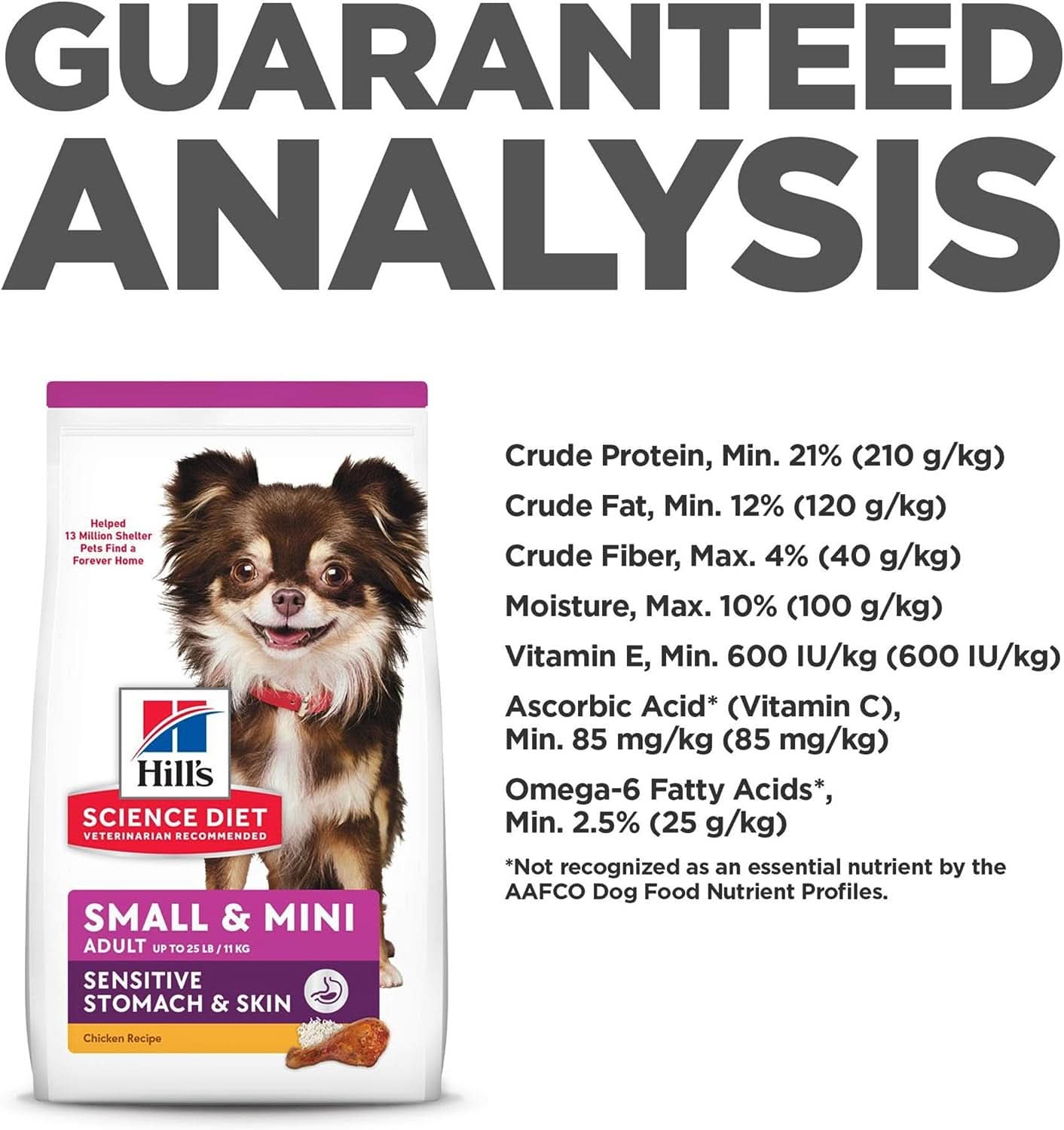 Hills Science Diet Sensitive Stomach and Skin Adult, Small and Mini, Chicken Recipe, Dry Dog Food 1.81kg