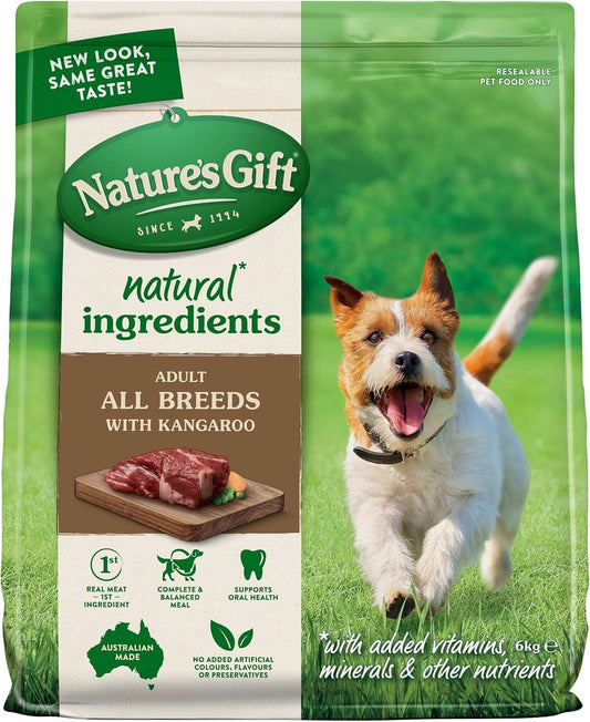Nature's Gift Sustain Kangaroo Adult Dry Dog Food 6kg