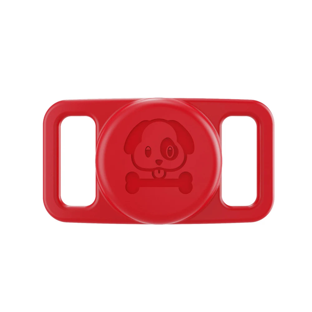 AirTag Pet Collar Holder for Dog Cat Waterproof Silicone Hidden Loop GPS Finder AirTag Dog Collar Anti-Lost Tracker Accessories