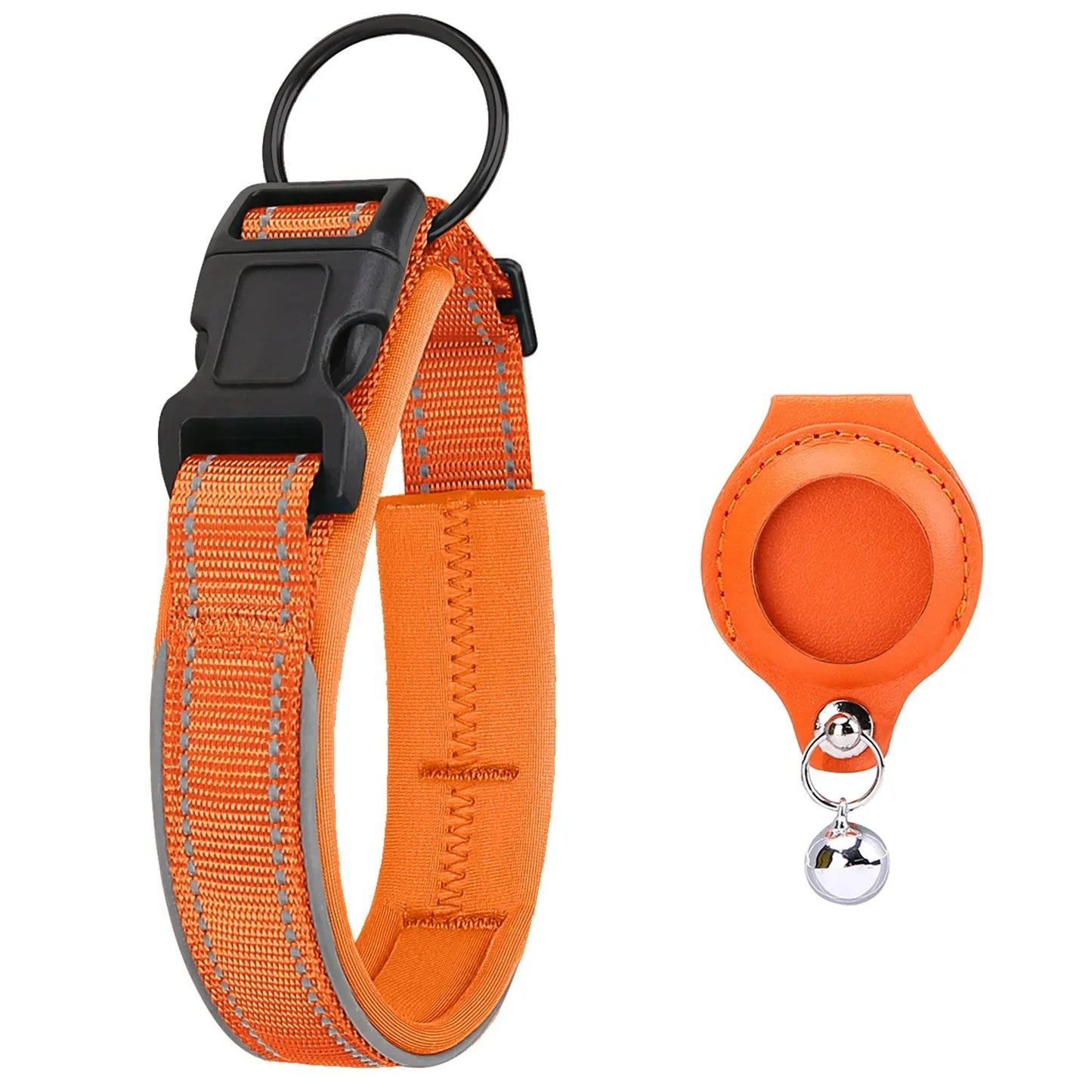 Anti-lost Reflective Adjustable Pet Collar for Apple Airtag