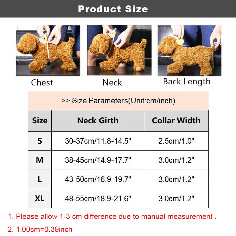 Anti-lost Reflective Adjustable Pet Collar for Apple Airtag