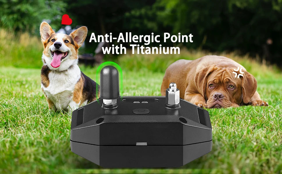 Dog Shock Collar Vibrating Electric Rechargeable Training Collar with Magnetic Remote Adjustable Waterproof E-Collar
