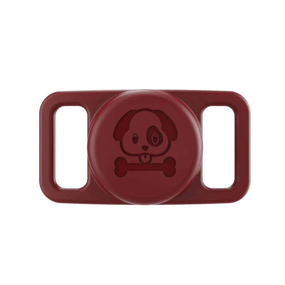 AirTag Pet Collar Holder for Dog Cat Waterproof Silicone Hidden Loop GPS Finder AirTag Dog Collar Anti-Lost Tracker Accessories